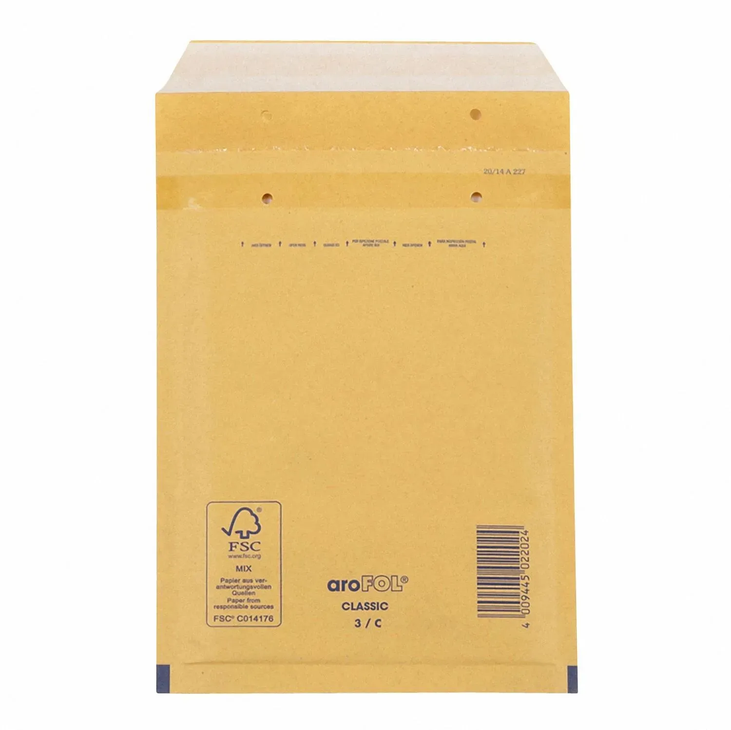 CLASSIC Luftpolstertasche  3/C-13, 150x215mm, braun, für B6+