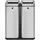 Helit The Twin Bin 30 l Silber