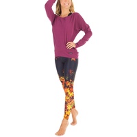 Winshape Damen Freizeit Sport Dance Fitness Ws2 Longsleeve, Berry-love,