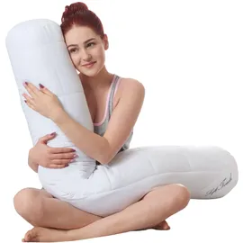 Aqua-Textil Soft Touch Seitenschläfer Rolle Ø20 x 145 cm Weiß