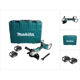 Makita Makita, DGA 900 TKX2 Akku Winkelschleifer 36V ( 2x18V ) 230mm Brushless + 2x Akku 5,0Ah + Ezynut +