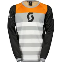 Scott Evo Race Kinder Motocross Jersey, schwarz-grau-orange, Größe XL