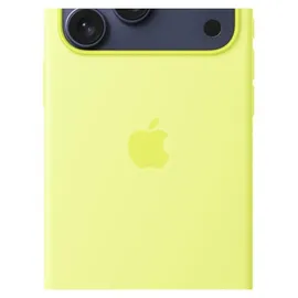 Apple iPhone 17 Pro Max Silikon Case mit MagSafe Neongelb