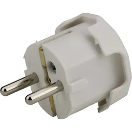 Unitec Weitere - Schutzkontakt-stecker Weiß, Seitliche Kabeleinführung Stecker & Kupplungen