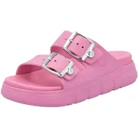 Rieker Pantolette, Plateau, Sommerschuh, Schlappen in Weite G (=weit),