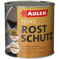 ADLER Ferro Rostschutz - RAL3009 Oxidrot 750 ml - Dekorative, beständige Rostschutzfarbe für Eisen, Stahl, Zink und Aluminium im Innen- und Außenbereich - restrostverträglich mit Grundierwirkung
