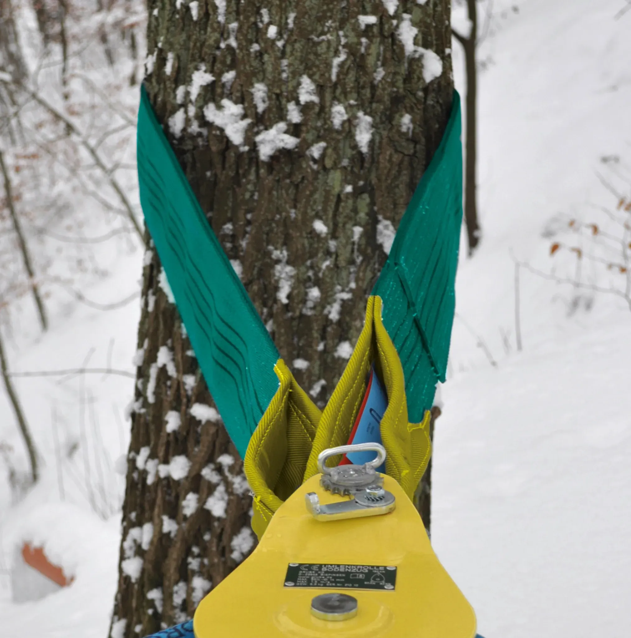 Nordforest Befestigungsgurt zur Verankerung der Umlenkrolle SRFS 16