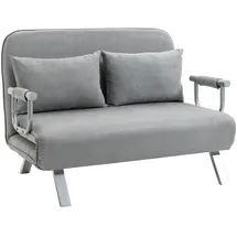 Homcom 2-Sitzer Schlafsofa mit Armlehne 111 x 80 x 78cm