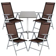 Mojawo Bistrogarnitur 5-tlg. Schokobraun