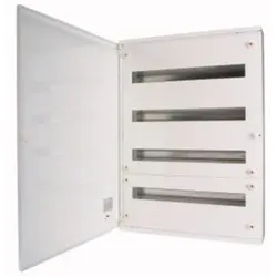 Eaton 240743 Oberputz Flachverteiler komplett, weiß, 33TE pro Reihe, 5 Reihen, Ausführung A BF-O-5/165-A