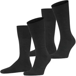 Falke Herren Socken Airport 2er 3er 4er Multipack in 47-48 2 Paar Grau