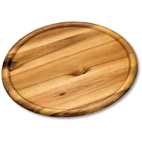 KESPER Pizzateller Servierbrett Holz 2 St 32 x 2 cm Braun