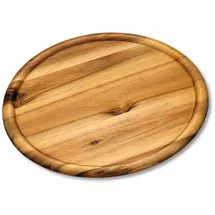 KESPER Pizzateller Servierbrett Holz 2 St 32 x 2 cm Braun