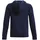 Under Armour Rival Fleece Full Zip Hoodie Sweatshirt, Midnight Navy 410 / White 100 - 10-12 Jahre