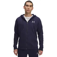 Under Armour Icon Fleece Taping Reißverschlusspullover - Midnight Navy