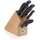 WMF Spitzenklasse Plus Messerhalter-Set 6-tlg. Eiche