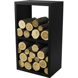 Magnus Kaminholzregal R155 Metall 45 x 30 x 80 cm Schwarz