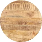 vidaXL Esstisch 80 cm Raues Mangoholz -