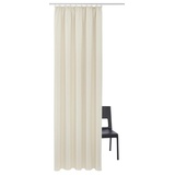 my home Vorhang »Sola«, (2 St.), Polyester, gewebt, unifarben, 2-er Pack beige