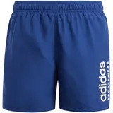 Adidas Sportswear Essentials Logo CLX Swim Shorts Kids Badeanzug, Dark Blue/White, 5-6 Years