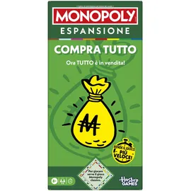 Hasbro Monopoly Erweiterung Alles kaufen italienische Version