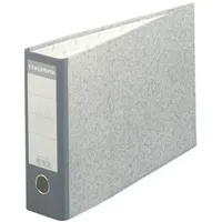 Exacompta Ordner Wolkenmarmor, A4 quer, 70 mm, grau