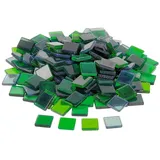Rayher Dekoobjekt Mosaik Acrylglassteine Quadratisch (205 St), 205 Stück