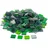 Rayher Streudeko Mosaik Acrylglassteine Quadratisch, 205 Stück grün