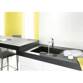 Hansgrohe Focus M41 160 1jet edelstahl finish 31806800