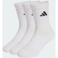 adidas Dämpfende Sportswear Crew Socken 3er Pack Weiß 28-30