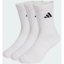 adidas Dämpfende Sportswear Crew Socken 3er Pack Weiß 28-30