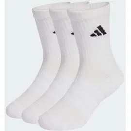 adidas Dämpfende Sportswear Crew Socken 3er Pack Weiß 28-30