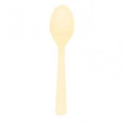 10 Löffel creme Plastik