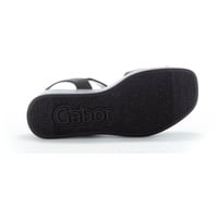 Gabor Fashion Keilsandalette in schwarz 38