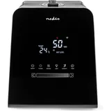Nedis SmartLife Luftbefeuchter 30 W Mit kühlem und warmem Nebel 5.5 l Hygrometer Timer F, Luftbefeuchter, Schwarz