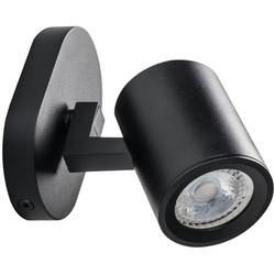 Kanlux schwarze Spot-Wand-/ Deckenleuchte LAURIN
