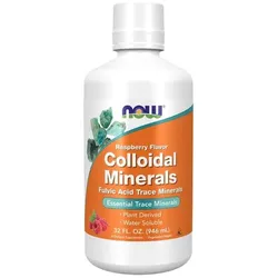 Kolloidale Mineralien Himbeergeschmack Flüssigkeit 32 fl oz (946 ml)