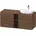 Waschtischunterschrank 140x55cm 2 SBK 2 A B R b geb/Nu dkl