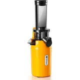 ventray Ginnie Entsafter,kompakter kleiner Kaltpress-Entsafter,Slow Juicer mit 60 U/min niedriger Geschwindigkeit,Sonniges Gelb