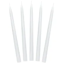 Partydeco Spitzkerze 24 cm 10 St. weiß