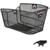 KLICKfix Citymax Fahrradkorb schwarz