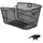 KLICKfix Citymax Fahrradkorb schwarz