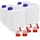 Höfer Chemie Wasserkanister Set 4 x 5 L weiß