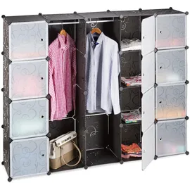 Relaxdays Kleiderschrank 10021971_46 145,0 x 36,5 x 180,0 cm