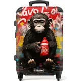 NoBoringSuitcases.com NoBoringSuitcases.com® Handgepäck Koffer Reisekoffer, Reisetasche mit Rollen, Koffer Groß, Hartschalenkoffer, Trolley Handgepäck, Koffer Mittelgroß, Suitcase, TSA Schloss, Koffer Klein, Graffiti-Druck