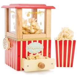 Le Toy Van Kinder-Küchenset Retro Popcornmaschine aus Holz TV318 rot