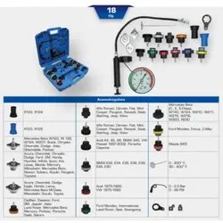 Brilliant Tools Kühlsystem-Diagnose-Satz, 18-tlg