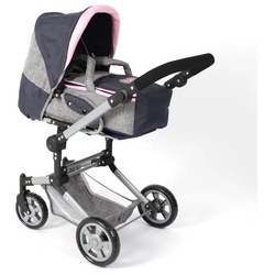 CHIC2000 Puppenwagen 587-26 Kombi-Puppenwagen „JARA“ Melange grau-navy