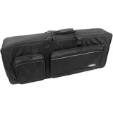Classic Cantabile KT-C Keyboardtasche Größe C schwarz (Innenmaße 102 x 42 x 15 cm, Schaumstoffpolsterung, reiß- und wasserfest, Rucksackgurte verstellbar)