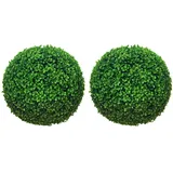 Homcom Buchsbaumkugel 2er Set, für Indoor/Outdoor